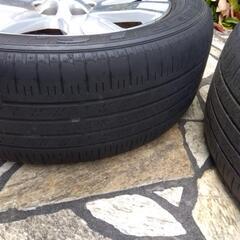 取引中デリカD5 18インチアルミホイール　車のパーツ タイヤ、ホイールの画像