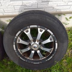 取引中　MKW１６インチアルミホイール　デリカD5などに　車のパーツ タイヤ、ホイールの画像