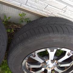 取引中　MKW１６インチアルミホイール　デリカD5などに　車のパーツ タイヤ、ホイールの画像