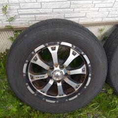 取引中　MKW１６インチアルミホイール　デリカD5などに　車のパーツ タイヤ、ホイールの画像