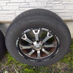 取引中　MKW１６インチアルミホイール　デリカD5などに　車のパーツ タイヤ、ホイールの画像