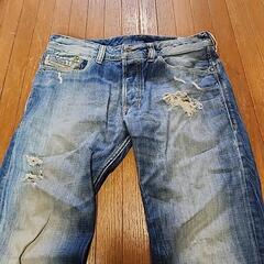 DIESEL　ディーゼルダメージジーンズ　デニムの画像