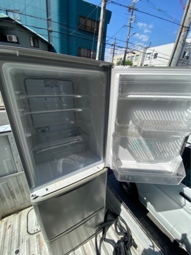 SHARP 3ドア　350L　97L 　SJ-WA-35B-S 2015年　