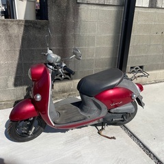 原付バイク  ヤマハ　ビーノ　バッテリー新品　実動の画像