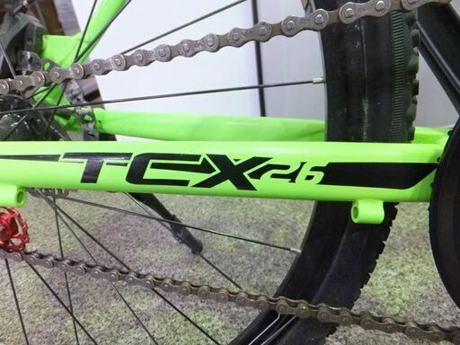 札幌市内引き取り限定◆GIANT/ジャイアント ロードバイク◆TCX Espoir26 グリーン　シングルスピード　ジュニア26インチ