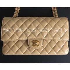 ♡シャネル  CHANEL マトラッセ キャビアスキン 25 ダブルフラップ　ベージュ　ゴールドの画像