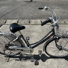 中古 ２６インチ自転車 オートライト 5段変速付き
