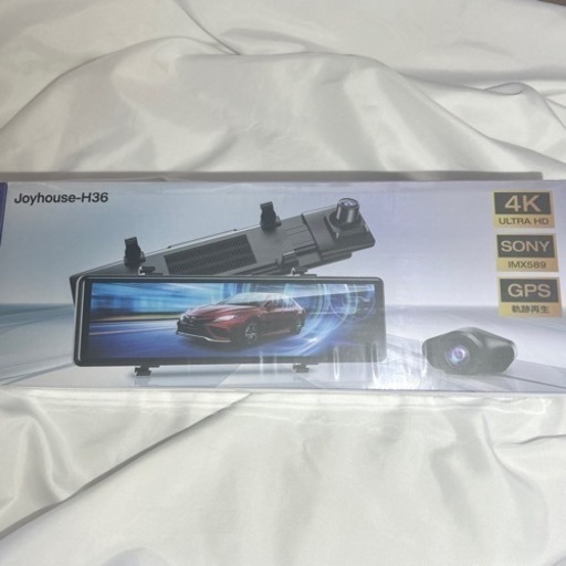 【新品・未使用品】 ドライブレコーダー ミラー型 前後2カメラ SONY ドラレコ 4K高画質 大画面 超広角 録画 リアカメラ 12