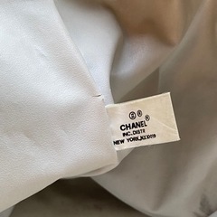 CHANEL シャネル　ノベルティ　巾着ショルダーバッグ　ブラック　コットンの画像