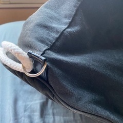 CHANEL シャネル　ノベルティ　巾着ショルダーバッグ　ブラック　コットンの画像