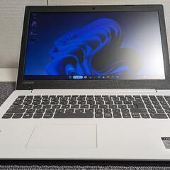 商談中◇Lenovo ７世代 i3　SSD搭載 使いやすいフルキーボード☆白基調