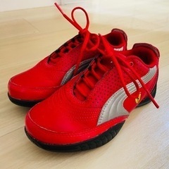 【値下げ】PUMA ×フェラーリ　スニーカー　17.5㎝　　