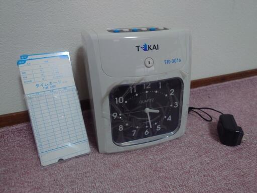 TOKAI TR-001s タイムレコーダー タイムカード  取扱説明書付き