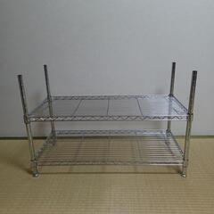 【美品至急の為値下げ！】メタルラック　縦35センチ
横75センチ
高50センチ　の画像