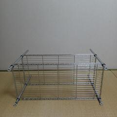 【美品至急の為値下げ！】メタルラック　縦35センチ
横75センチ
高50センチ　の画像