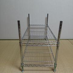 【美品至急の為値下げ！】メタルラック　縦35センチ
横75センチ
高50センチ　の画像