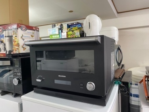 北九州市配送可能　保証付き　2020年製オーブンレンジ BALMUDA The Range ブラック K04A-BK [18L]