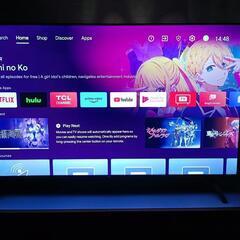 TCL 50C728B 50型4Kチューナー搭載QLEDスマートテレビ