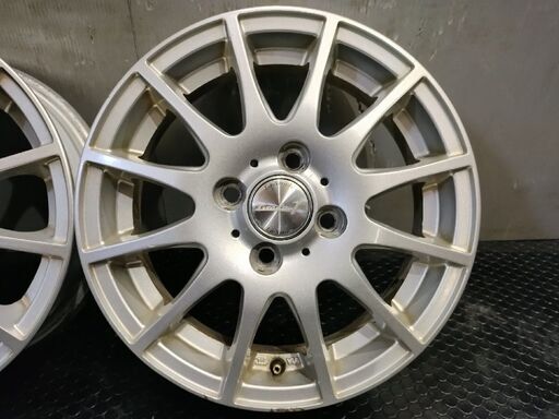 阿部商会 La Strada TIRADO ラ・ストラーダ ティラード 社外ホイール 14インチ 4本 4.5J4HPCD100+45 ステラ ライフ等　(VHX090)