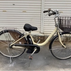 ヤマハ新機種電動アシスト自転車pas26インチアイボリーアルミボディー YAMAHA ヤマハ 電動自転車 PAS With 2025年モデル 26インチ PA26W