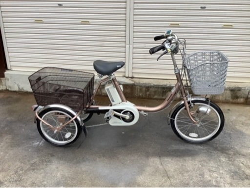 420  パナソニック電動アシスト自転車ライフEB18-16インチシルバーボディー