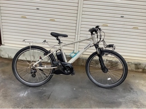 420  パナソニック最新機種電動アシスト自転車ハリヤー26インチホワイトアルミボディー