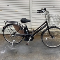 422 ヤマハ電動アシスト自転車pas city26インチブラウンアルミボディー
