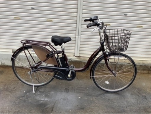 424  ブリヂストン新機種電動アシスト自転車アシスタ26インチブラウンアルミボディー