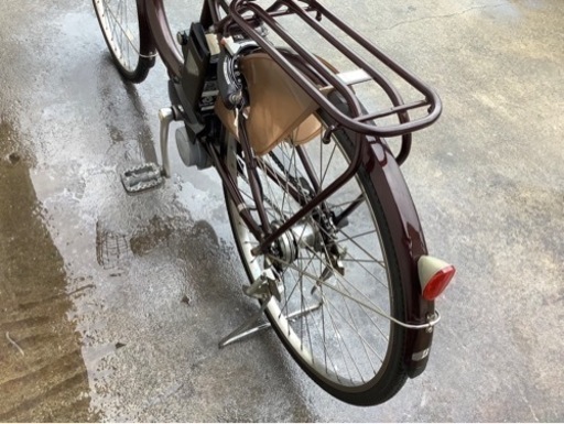 424  ブリヂストン新機種電動アシスト自転車アシスタ26インチブラウンアルミボディー