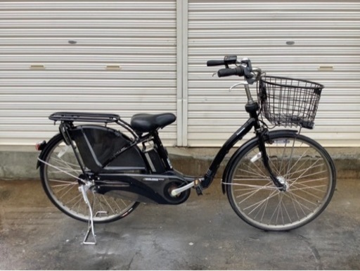 425  パナソニック新機種電動アシスト自転車gyutto26インチブラックボディー