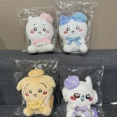 ちいかわ　東京みやげ　お座りぬいぐるみ　ハチワレ　うさぎ　モモンガ