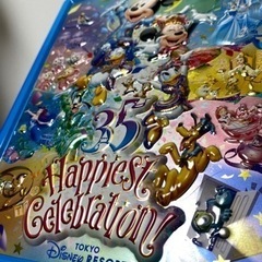 美品　ディズニー35周年記念　クッキー缶　コレクション　飾物の画像