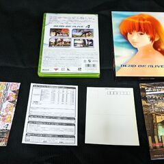 Xbox360 デッドオアアライブ4 ケース等付属 DEAD OR ALIVE 4 XBOX デッド オア アライブ 4の画像