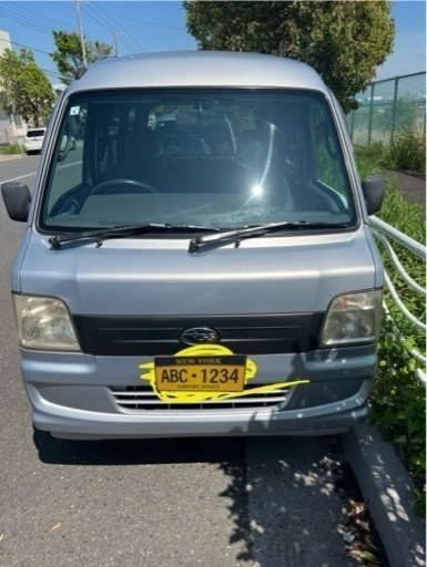 車検付　サンバーバン　5月中の取引ができる場合割引します。