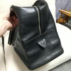 本革バッグ　手作りの画像