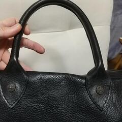 本革バッグ　手作りの画像