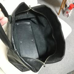本革バッグ　手作りの画像