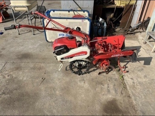 大幅値下げ】管理機耕運機 ロビン操作簡単ロータ正/逆転 【土上げ、白