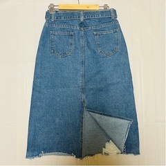 ベルト デニム ジーンズ スカート Sサイズ レディース SPRAYの画像