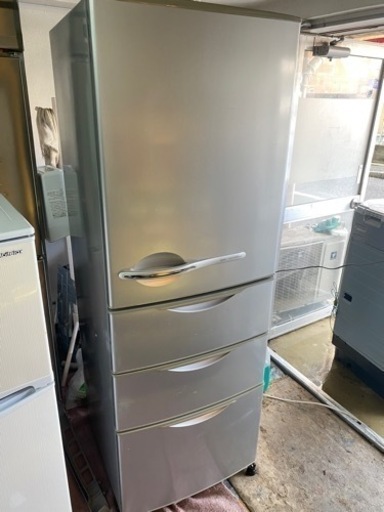 北九州市内配送無料　保証付き　SANYO SANYO ４ドア 冷凍冷蔵庫　SR-３６１T(S) SR-３６１T(S)