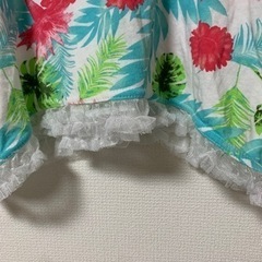 【しまむら】アシンメトリーデザイン　夏　ワンピース　90の画像