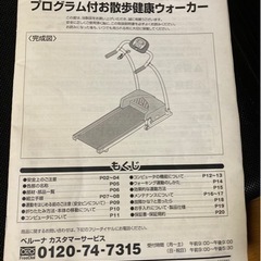引取り限定　プログラム付お散歩健康ウォーカーの画像