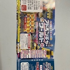 取引中　1枚　こどもフェスティバル　アドベンチャーワールド