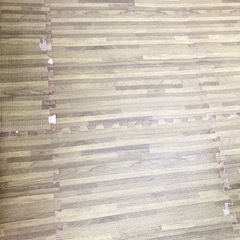 あげます！　ジョイントマット　2cm 大判58cm 23枚+α 日焼け、はげあり　ダークブラウンの画像