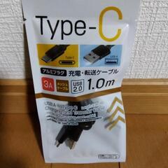 海外でも使える! 2点 超小型 AC充電器 & Type-C充電･転送ケーブル【未使用】の画像