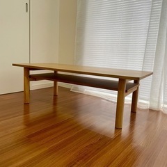無印良品　ローテーブルの画像