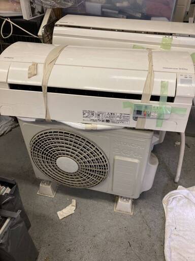 HITACHI 日立 ステンレスクリーン 白くまくん ルーム エアコン RAS-HM22G 6畳 リモコン付 ポンプダウン済 おもに6畳用