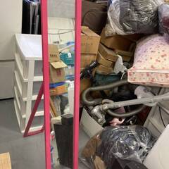 詳細不明 姿見 スタンド 鏡 全身鏡 大型 店舗 美容院 ヘアサロン