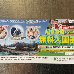 城島高原入場券4枚