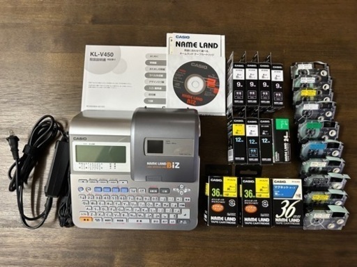 【美品】CASIOネームランド ハイスペックモデル カートリッジテープ付